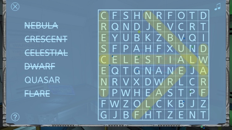 Intergalactic Word Search : Kids Word Find Puzzle Game With Space, Astronomy, Physics, & Engineering Theme screenshot-0