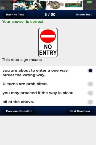 Texas Basic Driving Test screenshot 4