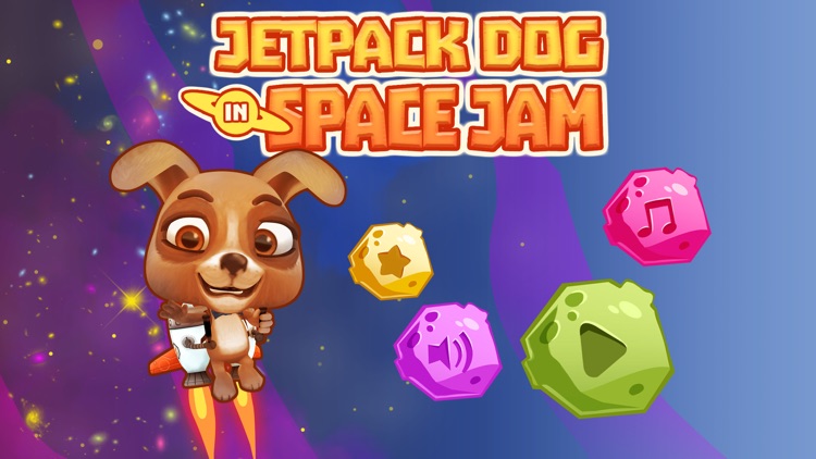 Jetpack Dog in Space Jam – Cute Puppy Running and Jumping Game