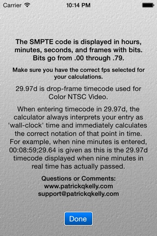 SMPTE Score screenshot 3