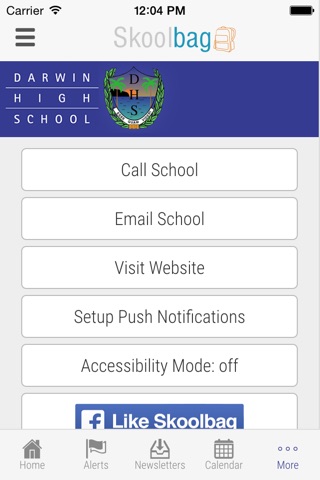 Darwin High School - Skoolbag screenshot 4