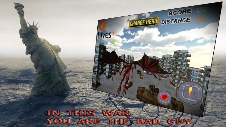 Clash Of Gargoyle 3D - An Epic Deamon War Against Earth's Air Force Fighter Jet (Free Arcade Version)