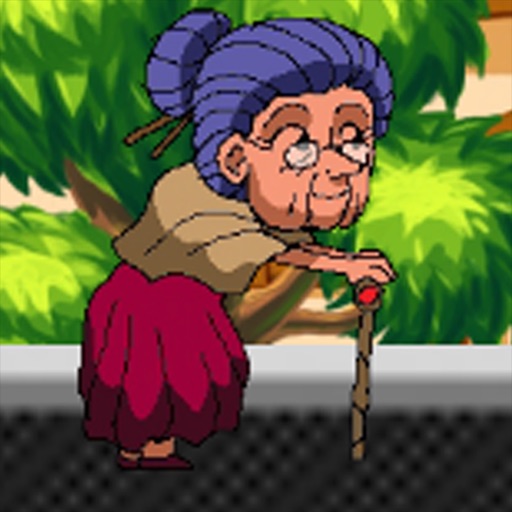 Granny Cane Run Icon