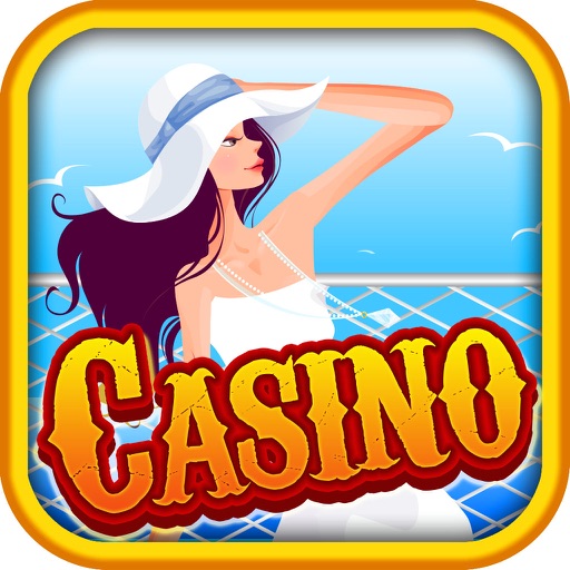 Beach Casino in the House of Las Vegas Win Fun Slots Poker and More Free icon