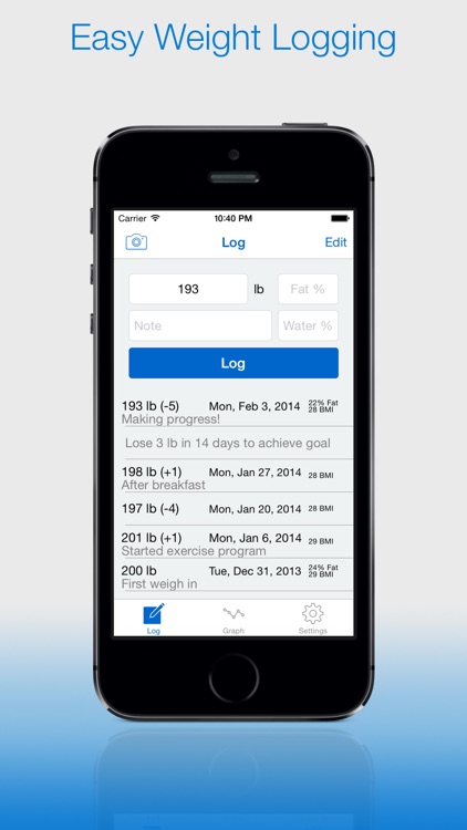 Weight Log+ — Weight Loss Journal and Tracker