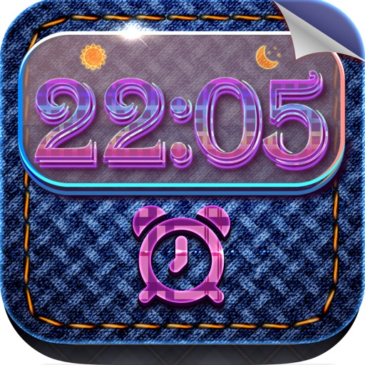 iClock – Texture : Alarm Clock Wallpapers , Frames and Quotes Maker For Pro icon