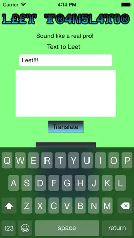 Game screenshot Leet Translator apk