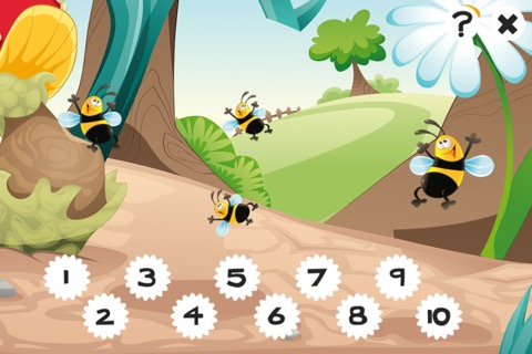 アクティブ！ 数えることを学ぶためにかわいい虫と子供のためのゲームを数えるのおすすめ画像1