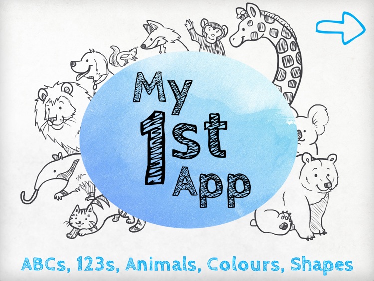 My 1st App - Fun Kid's Learning with Animals, Letters, Numbers and Shapes