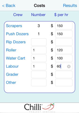 Scraper Calculator screenshot 3