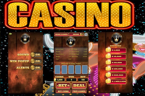 Video Poker - Absolute 88 Professional Poker Arena screenshot 2