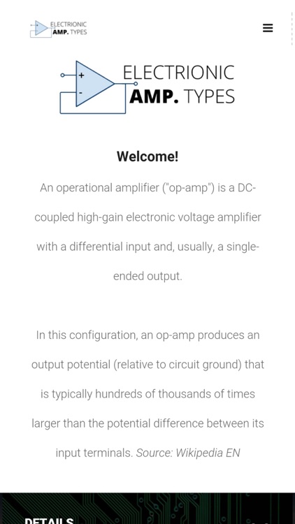 Electronic Amplifier Types