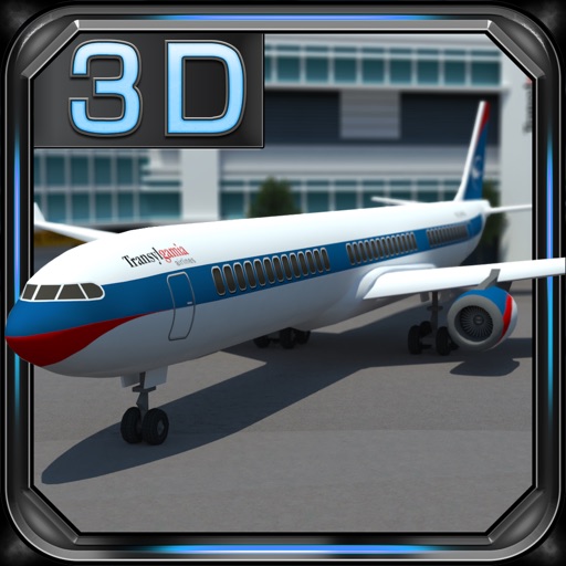 City Airport 3D Parking Icon