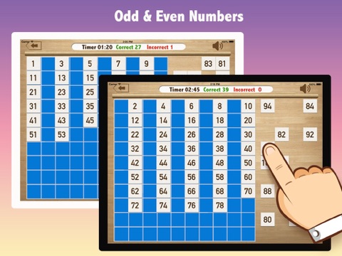 Montessori Hundred Board － Counting Numbers screenshot 2