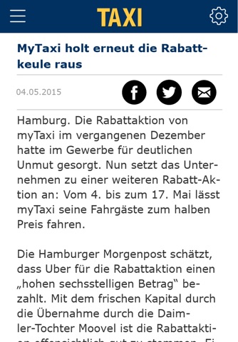 Taxi Business – Der Tipp des Tages für Taxiunternehmer und Taxifahrer screenshot 2