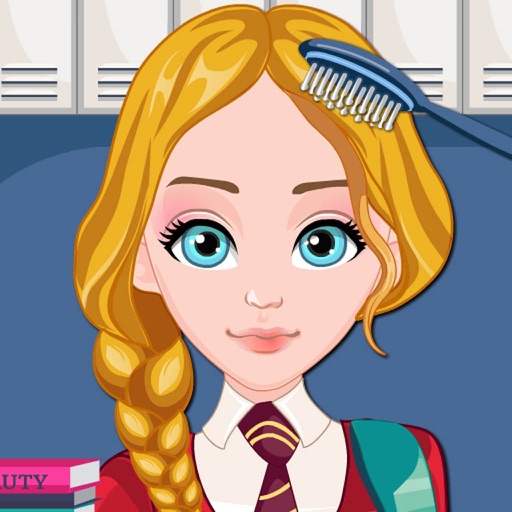 School Girl Hair Style Icon