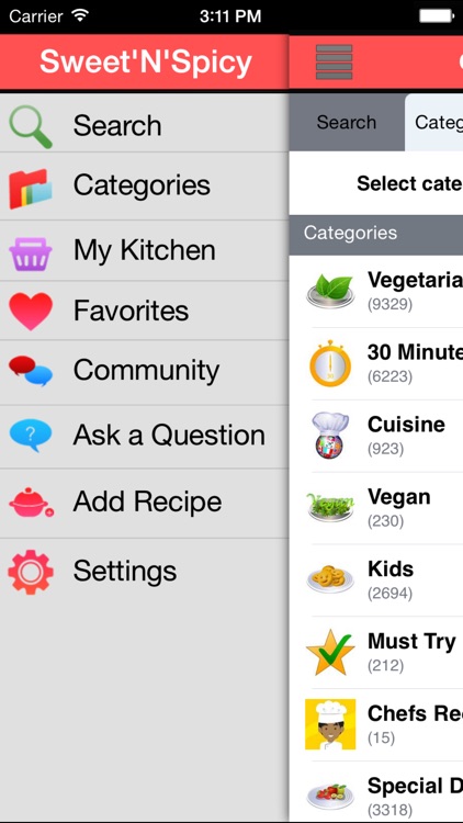 Sweet'N'Spicy Vegetarian Recipes