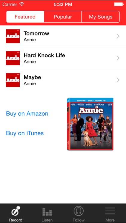 Annie Karaoke App