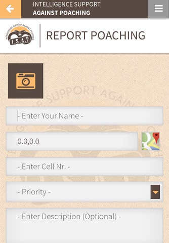 Intelligence Support Against Poaching - ISAP screenshot 3