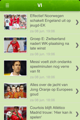 Voetbal-Nieuws screenshot 2