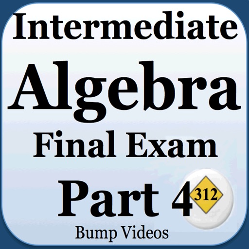 Intermediate Algebra Final Exam Review Part 4 icon