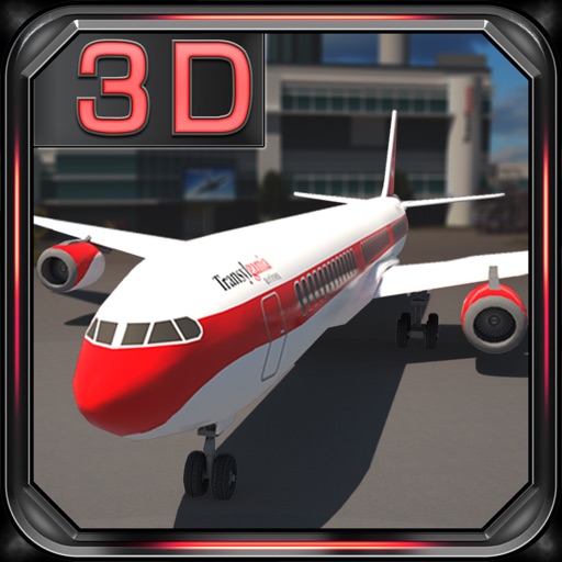 Airplane 3D Parking Simulator Icon