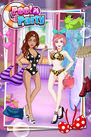 Pool Party Makeup Salon - Girls Game screenshot 2