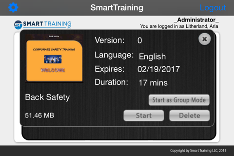 Smart Training! screenshot 2