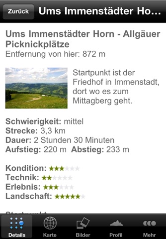 Bergtouren - outdooractive.com Themenapp screenshot 2