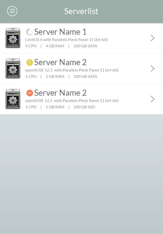 Mobile Server Manager screenshot 2