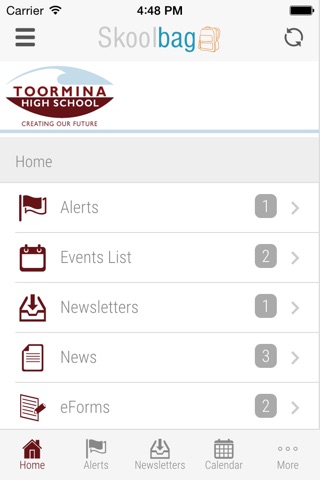 Toormina High School - Skoolbag screenshot 2
