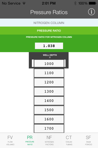 Coil Tubing Chart screenshot 2