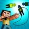 A Pixel Block Mine Fishing Game FREE - 8-Bit Zombie Fish Slice Survival