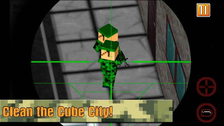 Cube War: City Sniper 3D Full