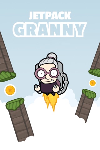 Jetpack Granny - Flappy Style screenshot 3