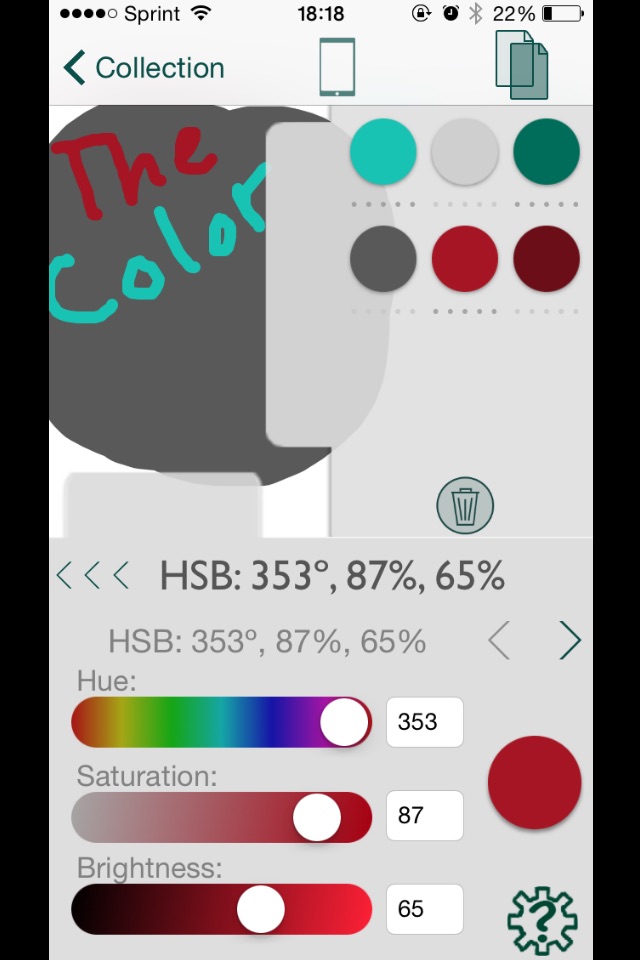 The Color App Lite - Color Palette Selection Tool screenshot 2