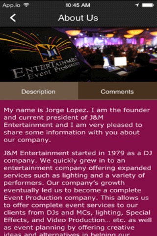 J&M Entertainment screenshot 2