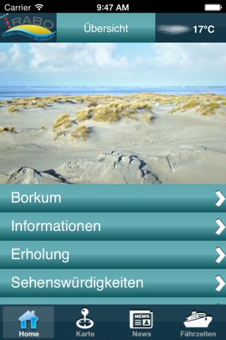 Borkum App screenshot 3