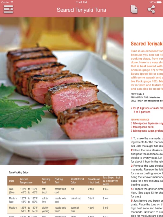 Barbecue & Grilling Cookbook for iPad screenshot-3