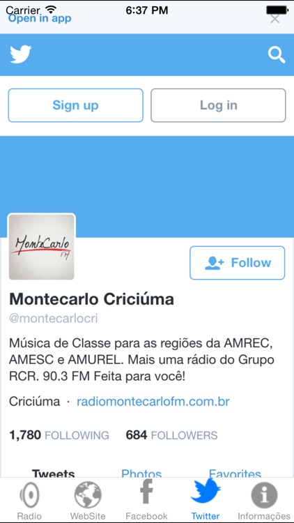 Rádio Montecarlo FM Criciúma screenshot-3