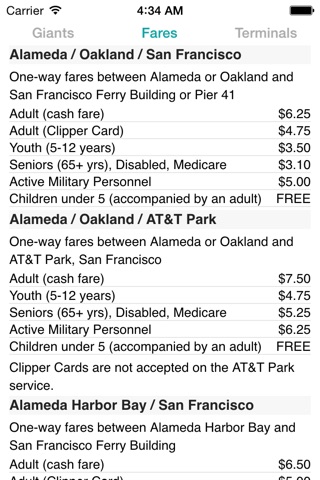 SF Bay Ferry Times screenshot 4