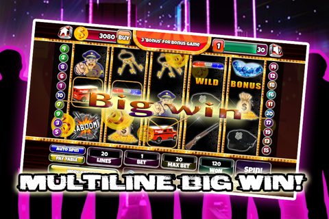 Las Vegas Crime Syndicate Multiline Slots – FREE Mega Million Progressive Slotmachine Casino Game screenshot 2