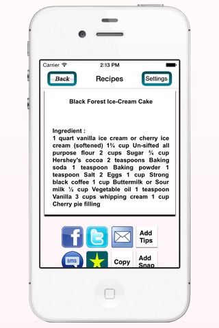 Cake Recipes!!! screenshot 4