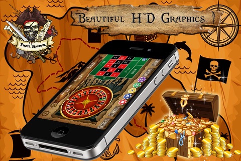 Pirates Roulette - Free Las Vegas Roulette Casino Mobile Game screenshot 4