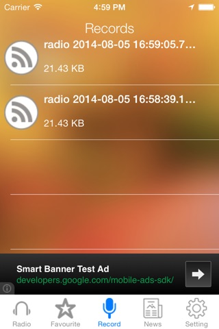 Colombian Radio News Music Recorder screenshot 4