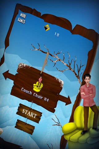 Couch Snow Surfers : The Winter Natural Selection Crazy Sport - Free screenshot 2