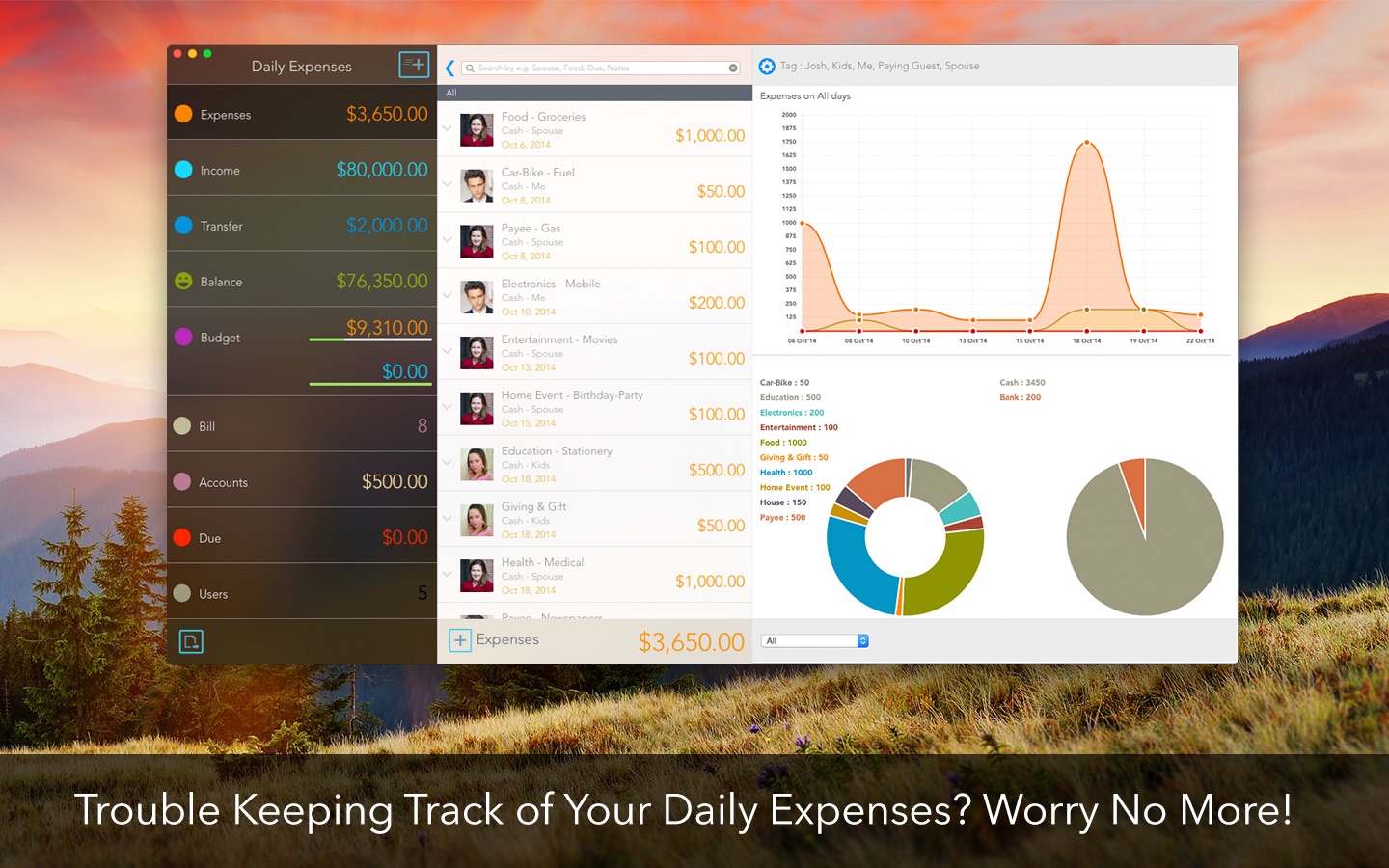 ‎Daily Expenses on the Mac App Store