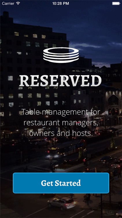 Reserved - Table management for restaurant managers, owners and hosts.