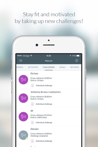 Move App - running, cycling, workout, fitness, GPS tracker and personal trainer screenshot 2