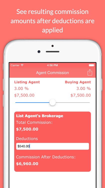 Real Estate Agent Commission Calculator